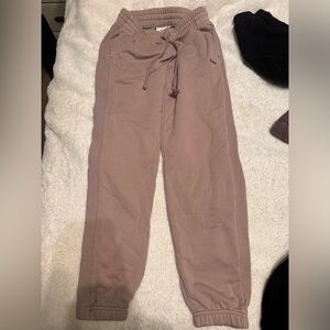 Kids Tan Jogger Pants